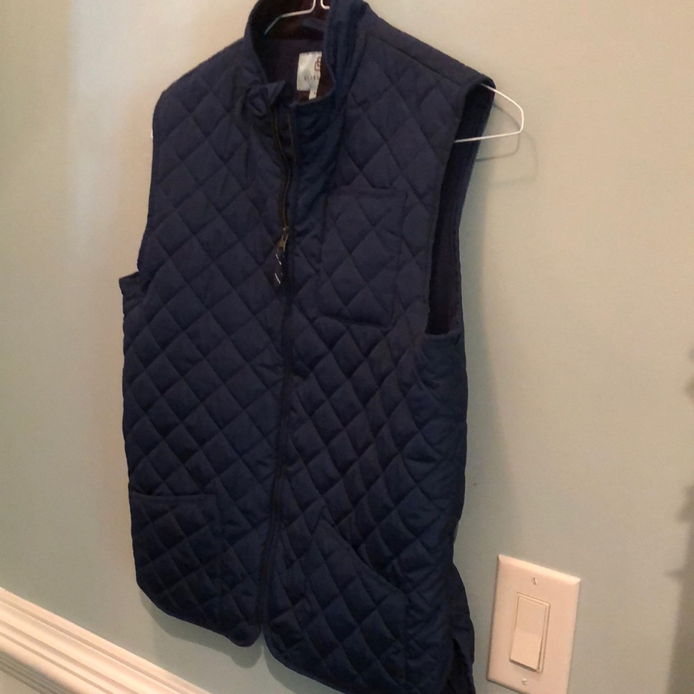 Navy vest size 14/16